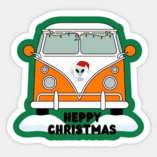 Heppy Christmas - Hep Alien Sticker